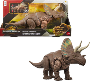 Jurassic World Rebirth Riesenzerstörer Eotriceratops – Schwanz aktiviert Angriffe