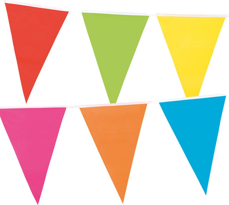 Boland Colored Flag Line, 10mtr. Partydekoration