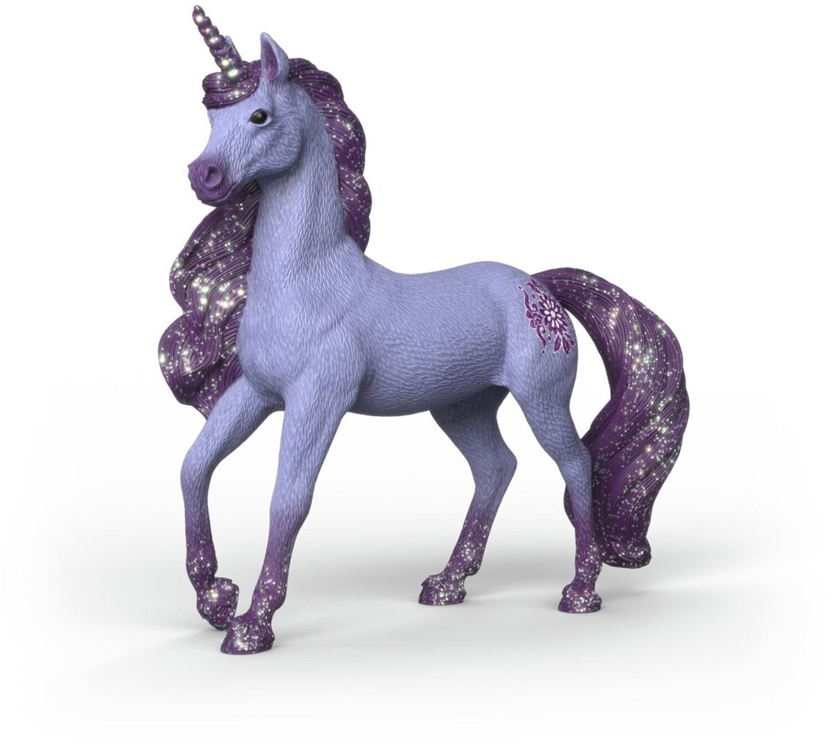 Schleich Einhorn-Spielzeugfigur, Orchidee, magisches Fantasy-Spielzeug.
