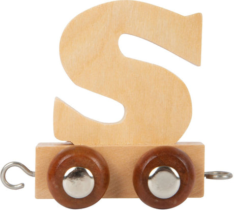 Small Foot - Buchstabenzug aus Holz - S - 12 Stück
