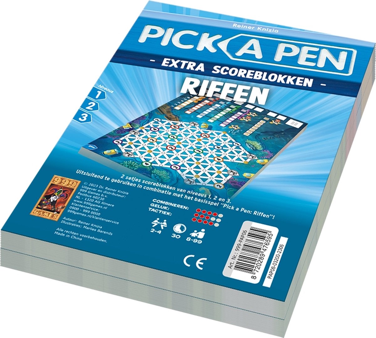 999games 999 Games Pick a Pen Reefs Punkteblöcke, 2 Stk.