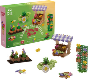 Plus-Plus Bauen lernen Blumenladen 600-teiliges Bauset – 5008 – Bauspielzeug – Konstruktionsspielzeug – Set mit Bausteinen – ab 5 Jahren