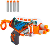 Toi-toys Foam Strikex Schießpistole Nano Blaster mit 4 Schaumstoffpfeilen