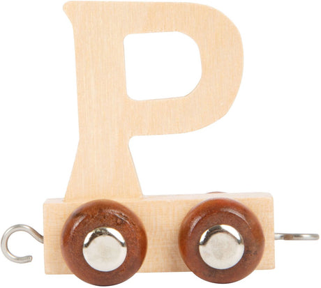 Small Foot - Buchstabenzug aus Holz - p - 12 Stück