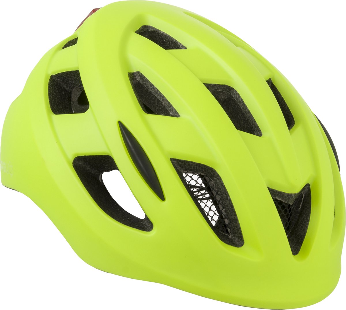 Agu civick fietshelm - fluo geel - s m - incl. led licht s m