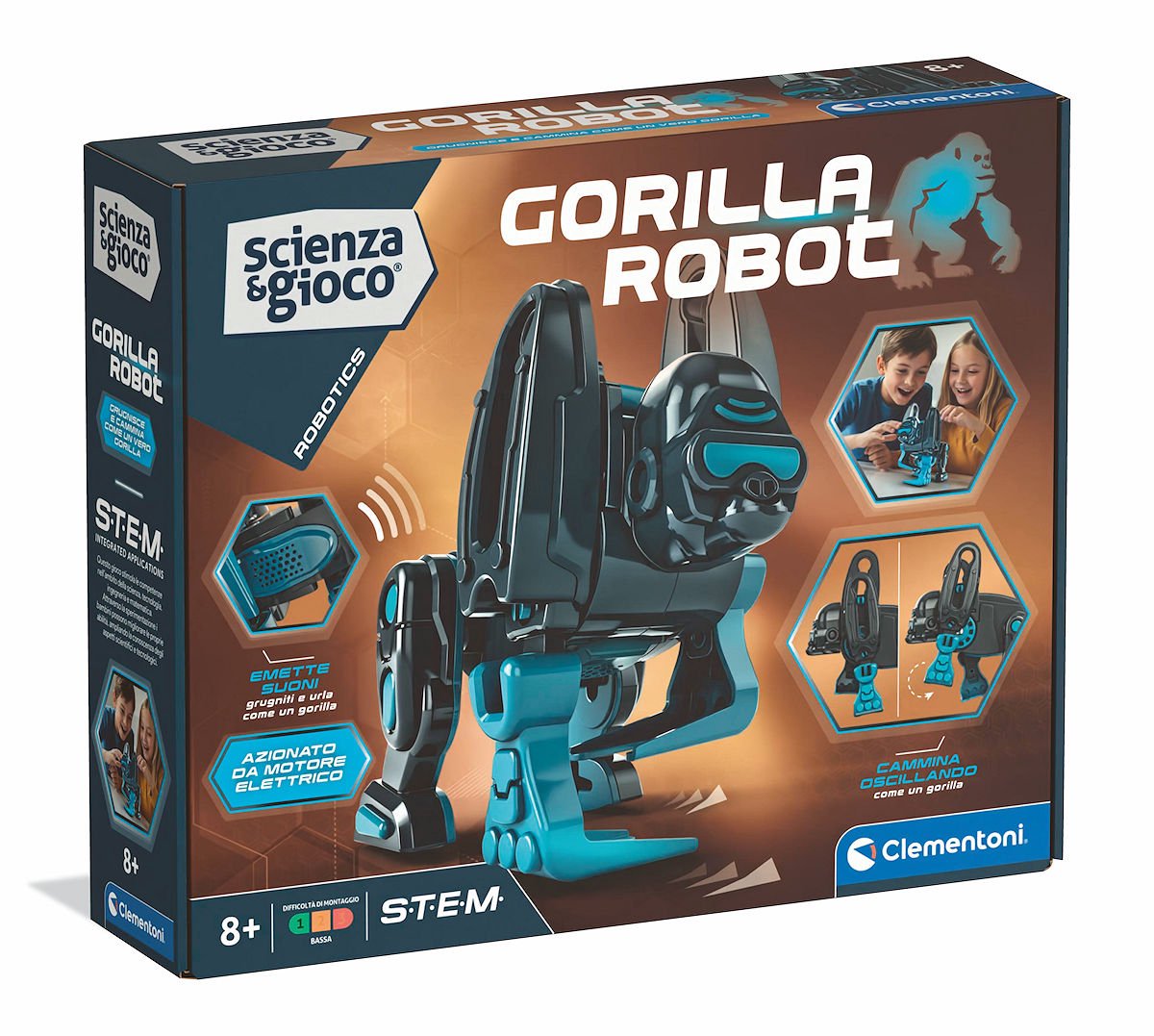 Clementoni Wissenschaftsspiel Gorilla-Roboter