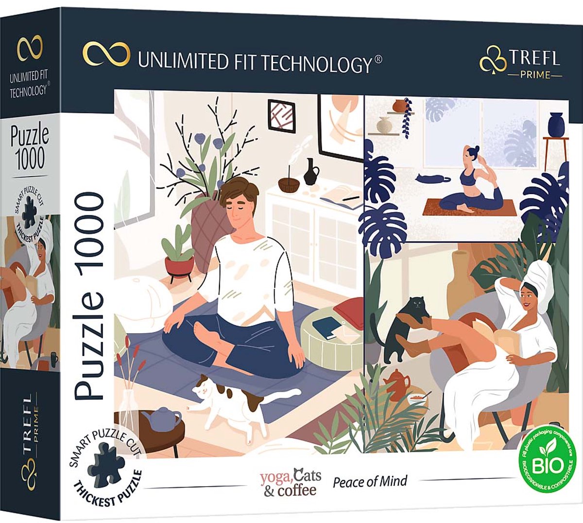 Trefl Puzzle Peace of Mind 1000 Teile aus nachhaltigem FSC-Karton.