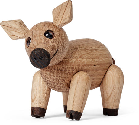 Spring copenhagen wooden figure animal pigg poppy” 31g h6.0xw4.2xl8.5cm (made in vietnam) speelgoedfiguur kinderen en volwassenen