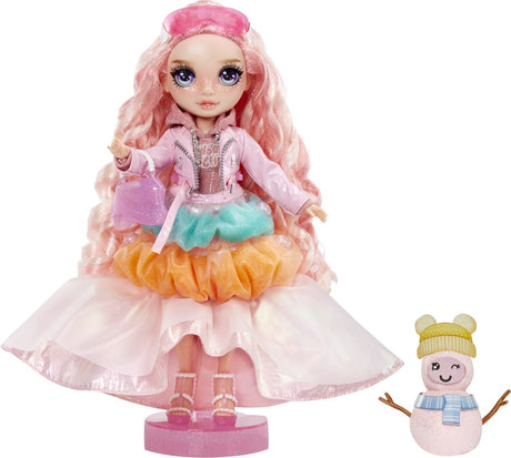 Rainbow High Winter Wonderland Puppe – Bella (rosa)