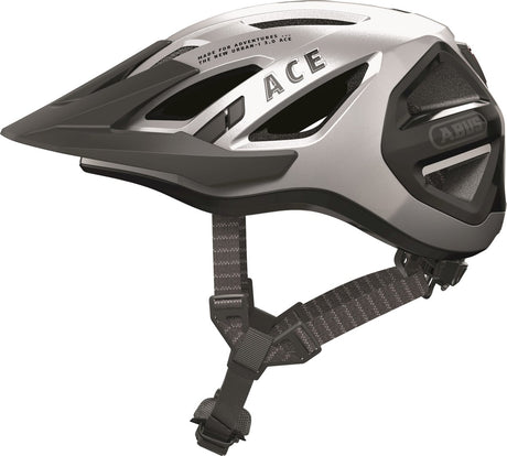 Abus Helm Urban-I 3.0 Ace GLEAM Silber M 52-58 cm