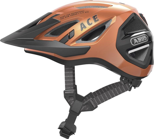 Abus urban-i 3.0 ace - Fahrradhelm goldfish orange s (51 - 55 cm)