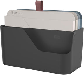 Rotho my paper documentenorganizer plus zwart, met blauwe inleggers, a4 formaat, (34,5x15,2x28,7cm)