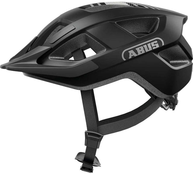 Abus Fahrradhelm Aduro 3.0 LED Race Black L - 58-62 cm - Schwarz - Geeignet für den Einsatz an Elektrofahrrädern - Cityfahrrädern - 335 g