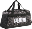 Puma challenger aop small sports bag unisex sporttas - mouse gray-buttercream-leopard aop