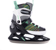 Tempish – Systent Ice – verstellbare Schlittschuhe – Kinder-Schlittschuhe – Schwarz und Weiß – mitwachsende, verstellbare Passform, warm gefüttert – Größe 33–36