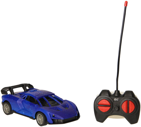Lobbes Toys BV RC Rennwagen blau schwarz gesteuertes Auto