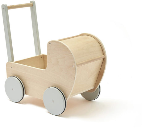Kids concept kid's concept poppenwagen natural