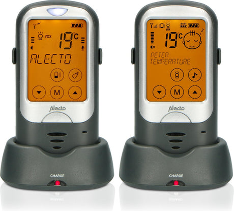 Alecto dbx68gs - outdoor babyfoon - tot 1km bereik - antraciet