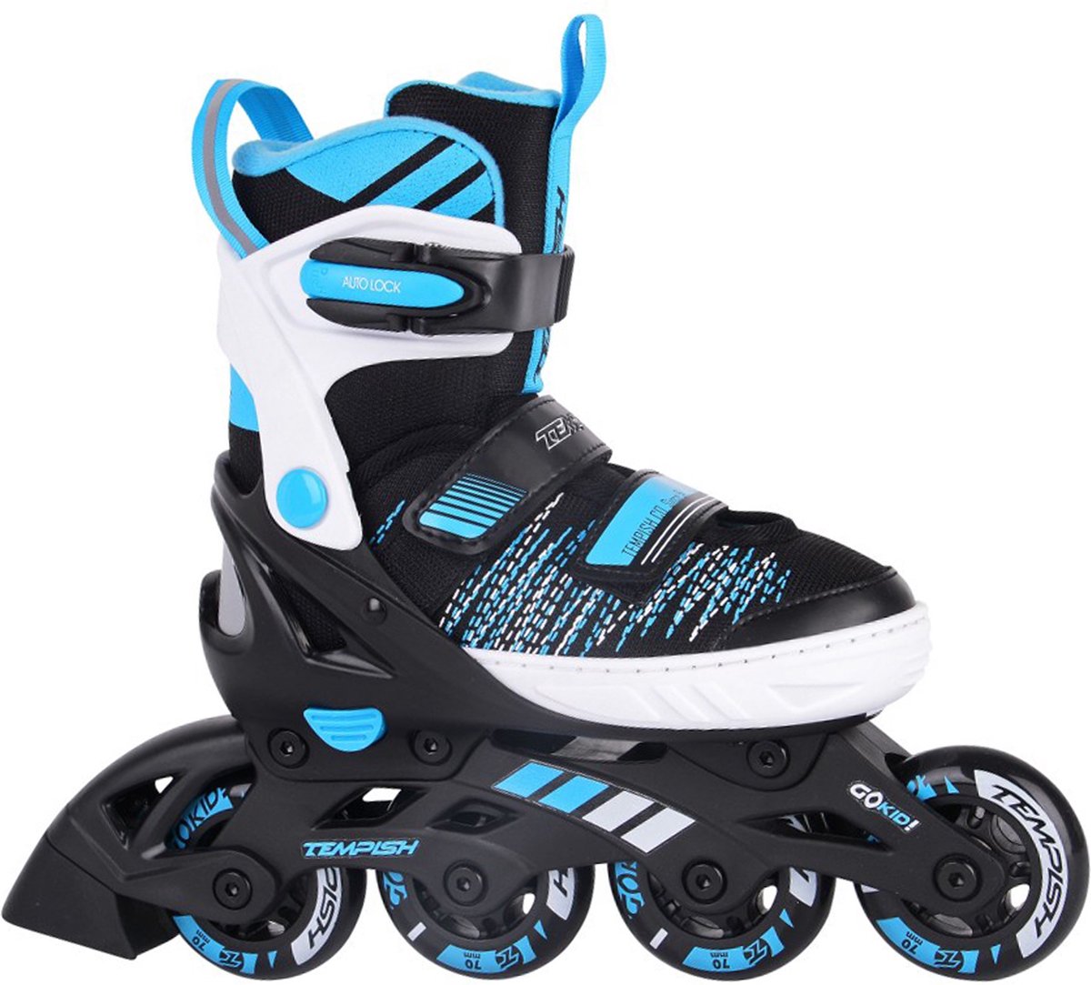 Tempish Gokid Kinder Inline-Skates verstellbar – Inline-Skates – Wachstums-Skates – Größe 37–40