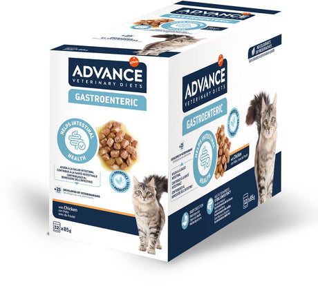 Advance Veterinary Diet Cat – Magen-Darm-Katzenfutter – 12 x 85 Gramm