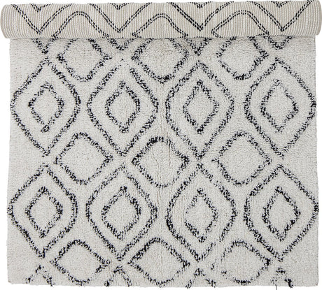Bloomingville – Warda-Teppich – Beige – Wolle