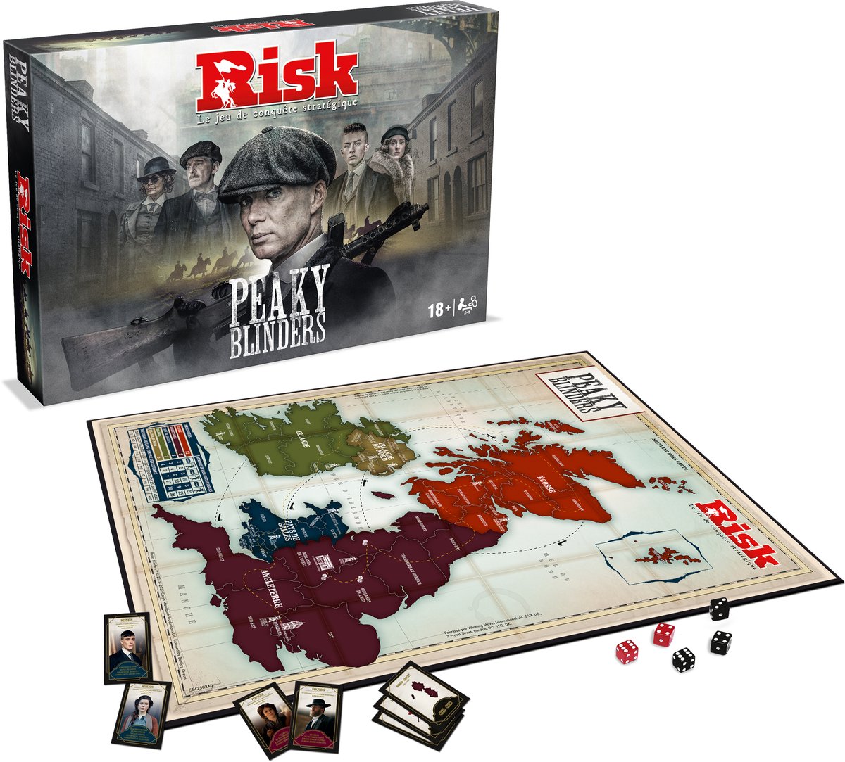 Winning moves risk peaky blinders - strategisch bordspel voor 2-5 spelers