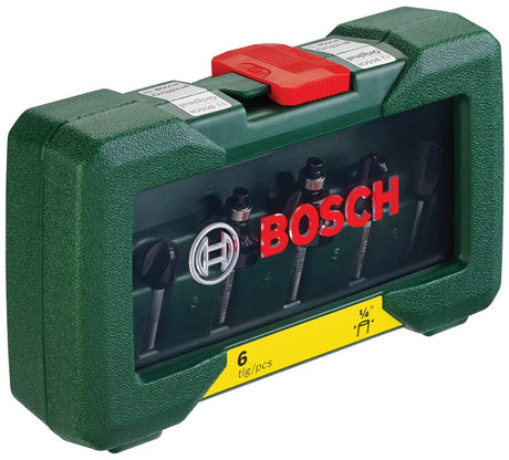 Bosch 6-teiliger Fräsersatz 1 4 Schaft