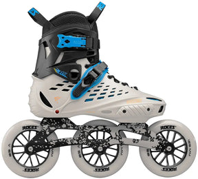 Roces Otli 125 Inline-Skates für Erwachsene – 3 x 125 mm Rollen – Speed-Inline-Skates – Grau Schwarz – Größe 43