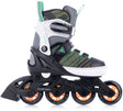 Tempish Systent Inlineskates – Inline-Skates – verstellbar – Schwarz Grün Orange – Größe 37–40