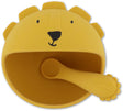 Trixie | eerste babymaaltijdset – mr. lion – siliconen – zuignap – 4m+