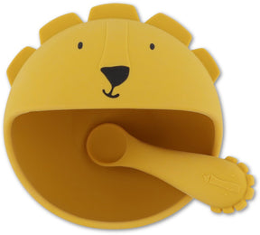 Trixie | eerste babymaaltijdset – mr. lion – siliconen – zuignap – 4m+