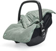 Jollein Fußsack Gruppe 0+ 3 5-Punkt-Gurt Basic Knit Forest Green