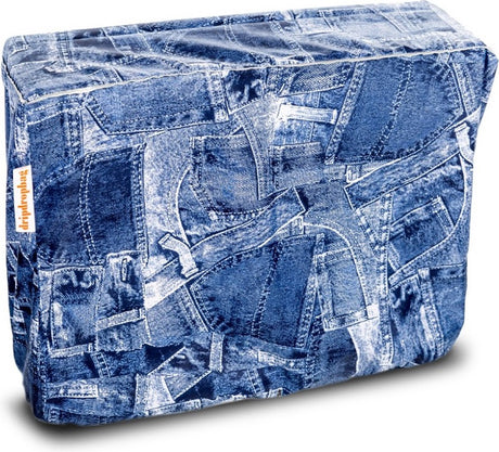 Dripdropbag Regenhülle für Umhängetasche – wasserabweisendes Polyester – Jeans 40 x 30 x 20 cm