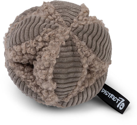 District 70 Bobby – Schnüffelball für Hunde | regt das Fährtenverhalten an, geistige Herausforderung – Taupe – klein ø13 cm s