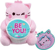 Pembe the pink cat – be you knuffel – pluche – 15 cm