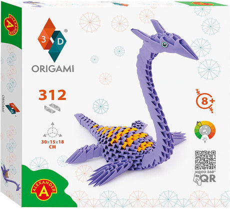 Alexander Toys Origami 3D-Dinosaurier, 312-tlg