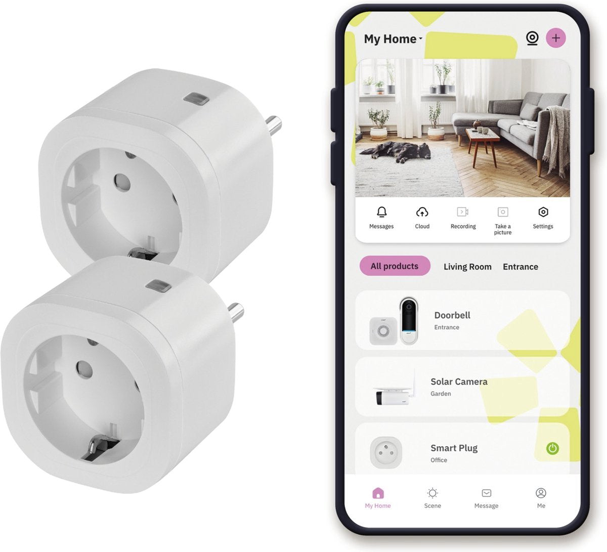 Omajin von netatmo omajin smart plug sk – Smart Plug – WLAN – Timer-Funktion – kompatibel mit Amazon Alexa und Google Home – Steuerung über Omajin Smart App – 2er-Pack – Weiß
