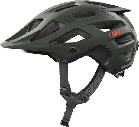 Abus Fahrradhelm Moventor 2.0 Pine Green L - 57-61 cm - Grün - für den Einsatz am Mountainbike geeignet - 330 g