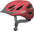 Abus Fahrradhelm Urban-i 3.0 Living Coral L – 56–61 cm – Pink – geeignet für den Einsatz an Elektrofahrrädern – City-Fahrrädern – 300 g