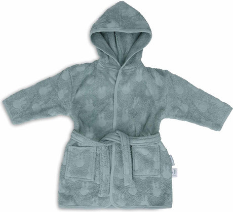 Jollein Bademantel Frottee 3-4 Jahre Miffy Jacquard Meergrün 3-4 Jahre