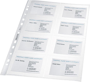 Leitz - showtas 4758 11-gaats voor 8 visitekaartjes | 10 stuks