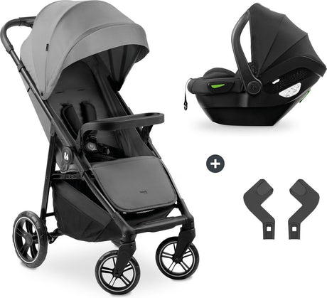 Hauck Shop n Care Reiseset grau