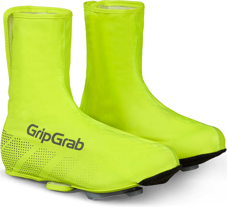 Gripgrab - Ride wasserdichte Rennrad-Überschuhe Radfahren Regen Fahrrad-Überschuhe - gelbe Warnschutz - Unisex - Größe XS (36 37)
