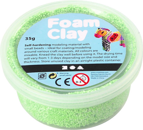 Schaumton https: www.cchobby.nl foam-clayr-neon-green-35-gr-1-doosje