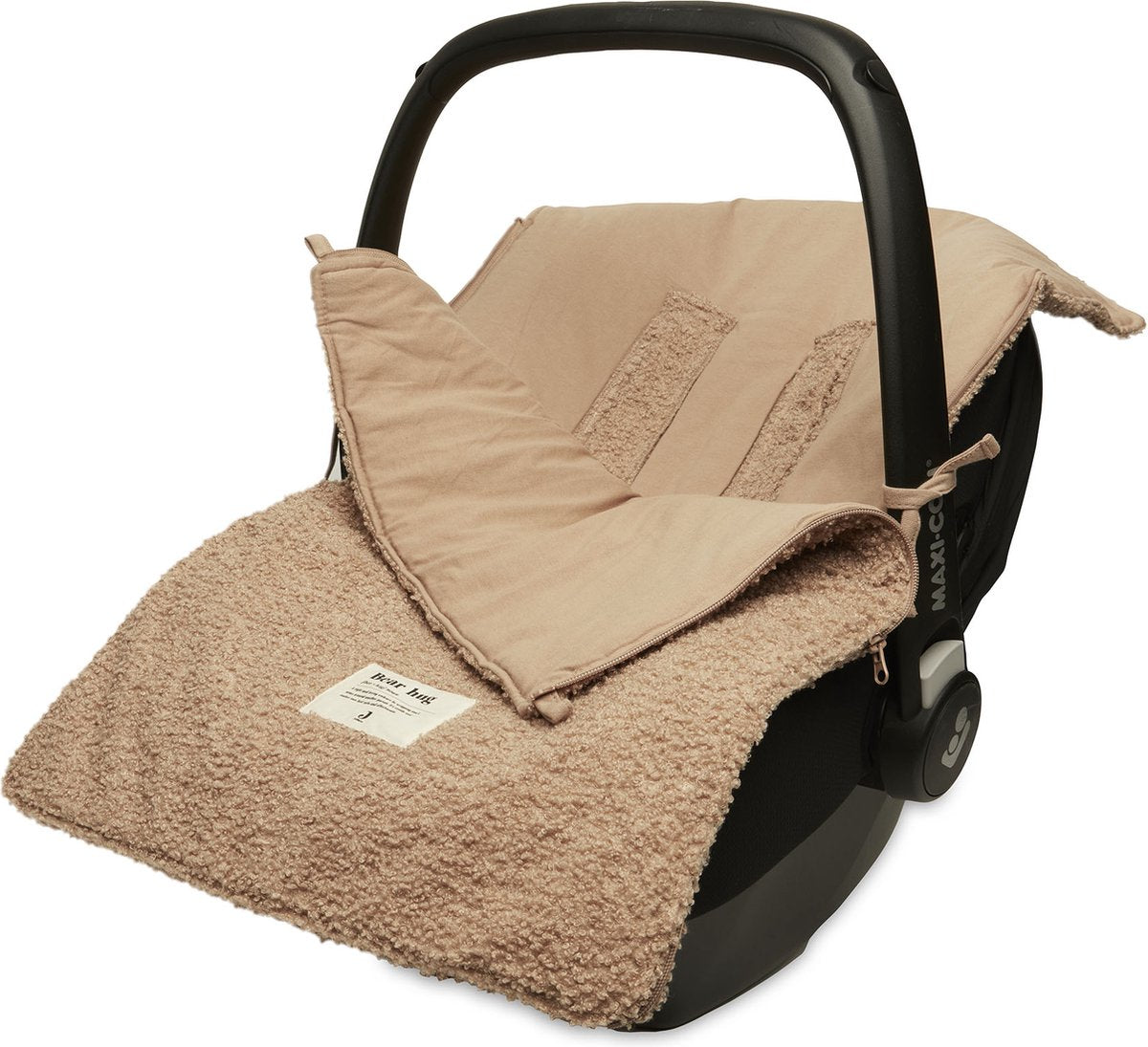 Jollein-Fußsack Gruppe 0+ 3 5-Punkt-Boucle-Keks