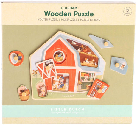 Little Dutch Little Farm Holzpuzzle FSC