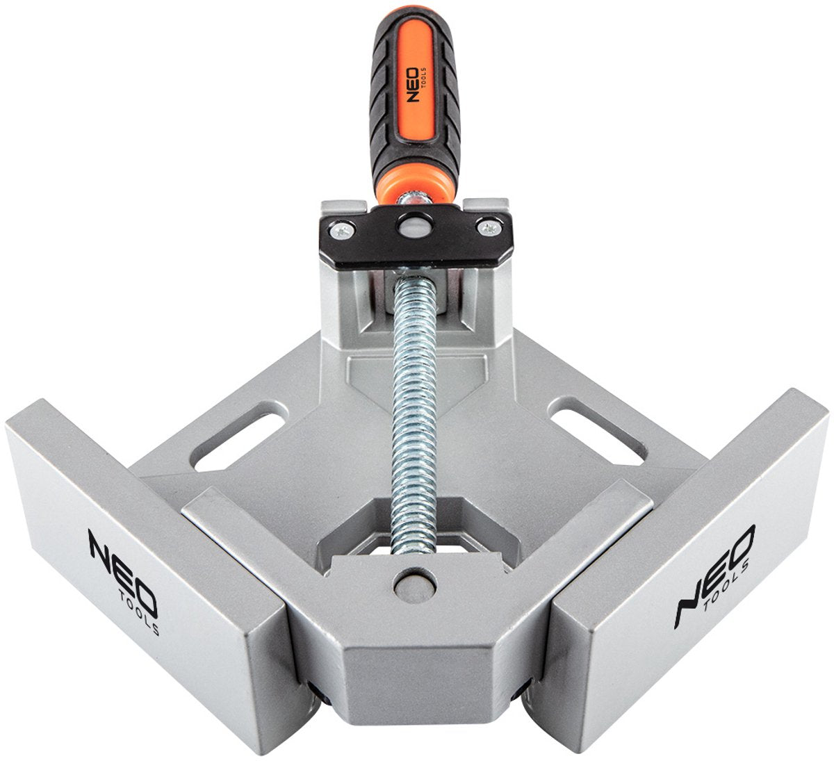 Neo 45-490 – Winkelschraubzwinge – rutschfester Griff – Montagemöglichkeiten – max. 70 mm