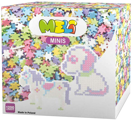 K'nex meli minis Pastellbausteine, 1200 Stk.