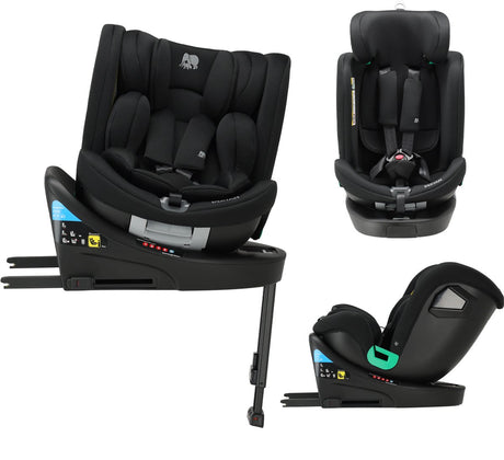 Deryan chase luxe autostoel i-size - kinderstoel auto - isofix - zwart