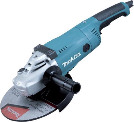 Makita ga9020rfk3 Winkelschleifer inkl. 2 Diamantsägeblätter im Koffer – 2200 W – 230 mm – Sanftanlauf